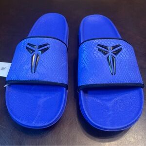 New Nike Kobe Slides Sandals Purple Black